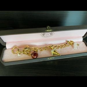 Y2K Juicy Couture gold charm bracelet